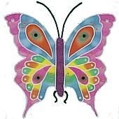 Betsy Butterfly Silk Art