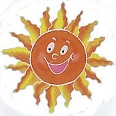 Sunbeam Silk Painting Pattern