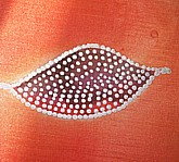 Leaf from Moroccan Summer silk painting