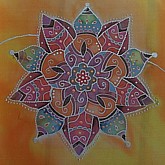 Moroccan Summer silk art flower